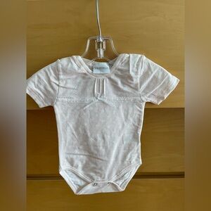 La Perla Soft Pink Polka Dot Baby Bodysuit (new with tag)